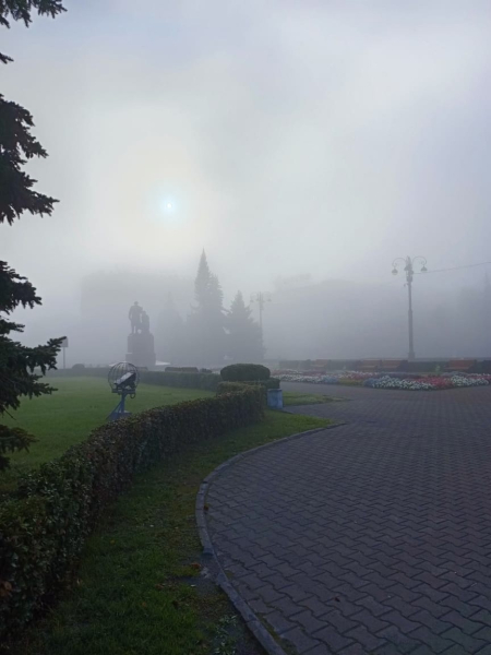 Если вы проспали: Нижний Тагил накрыл густой туман (фото) 0